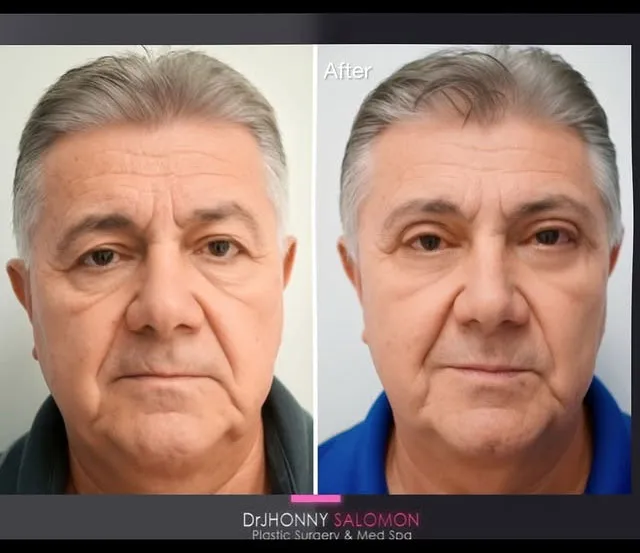 Blepharoplasty Before and After Photos men